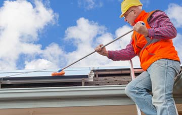 Ridgeway Cross soft wash roof cleaning